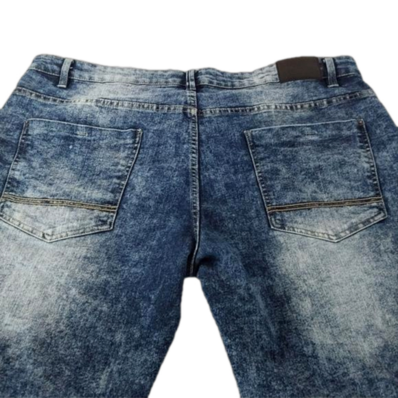 Southpole Jean Shorts & Gray Shirt - Picture 4 of 12